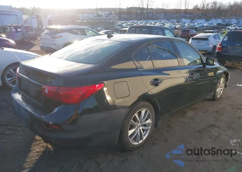 2015 Infiniti Q50 Premium from USA, damaged, VIN JN1BV7AP2FM343055
